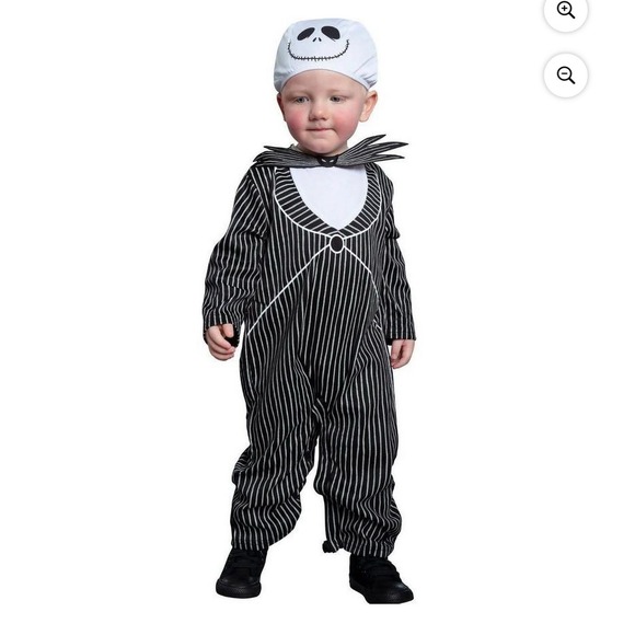 Disney Jack Skellington Infant Costume 6–9M Halloween 2pc Set NWT Nightmare Xmas - Picture 6 of 6
